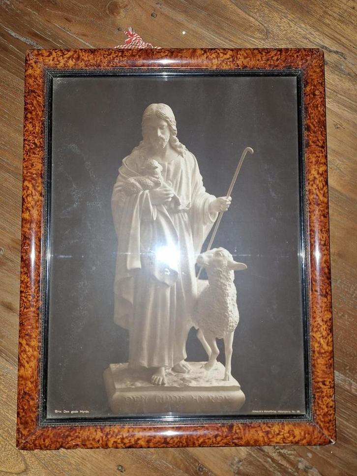 Brix: 'Den gode hyrde' by Salfon Almqvis (1880-1975), Antiek en Kunst, Antiek | Religie, Ophalen of Verzenden