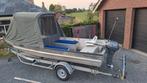 Visboot Karperboot Aluminium Jon Boat 8pkYamaha Kalf/Sterk, Ophalen, Tot 10 pk, Zo goed als nieuw, 3 tot 6 meter