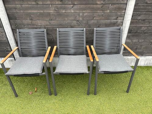 6x Tuinstoelen Santika  Giovane- Zo goed als nieuw, Huis en Inrichting, Stoelen, Zo goed als nieuw, Vijf, Zes of meer stoelen