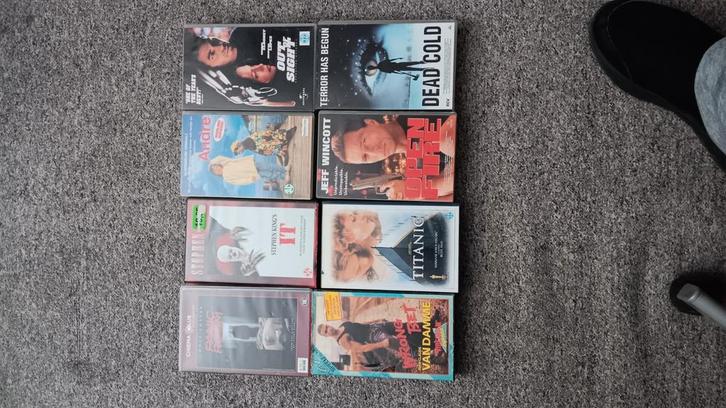 VHS Collectie - 8 Films, Cd's en Dvd's, VHS | Film, Gebruikt, Drama, Ophalen