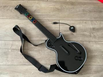 Playstation 3 of 4 - Guitar hero Gitaar + Dongel PS3 PS4 beschikbaar voor biedingen