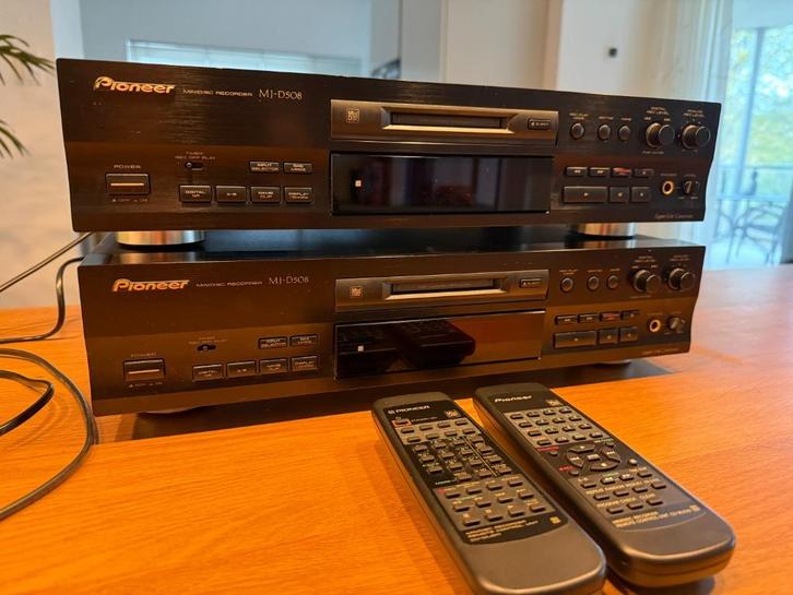 Minidisc Recorder Pioneer MJ-D508 (2 stuks), Audio, Tv en Foto, Walkmans, Discmans en Minidiscspelers, Minidisc-recorder, Ophalen