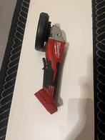 milwaukee M18 haakse slijptol + accu, Doe-het-zelf en Verbouw, Gereedschap | Slijpmachines, Ophalen of Verzenden, Gebruikt, 1000 watt of meer