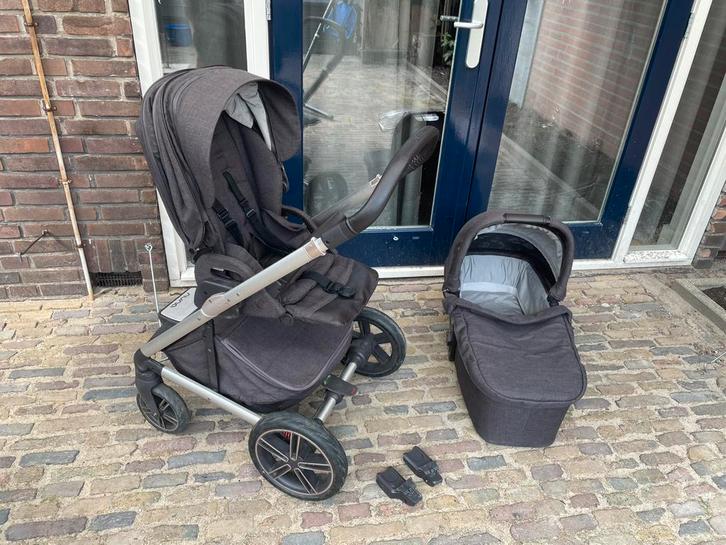 Kinderwagen Nuna Mixx, Kinderen en Baby's, Kinderwagens en Combinaties, Gebruikt, Combiwagen, Overige merken, Met reiswieg, Verstelbare duwstang