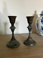 Kandelaars/kaarsenhouder koperkleurig, Overige kleuren, Ophalen of Verzenden, Zo goed als nieuw, Metaal