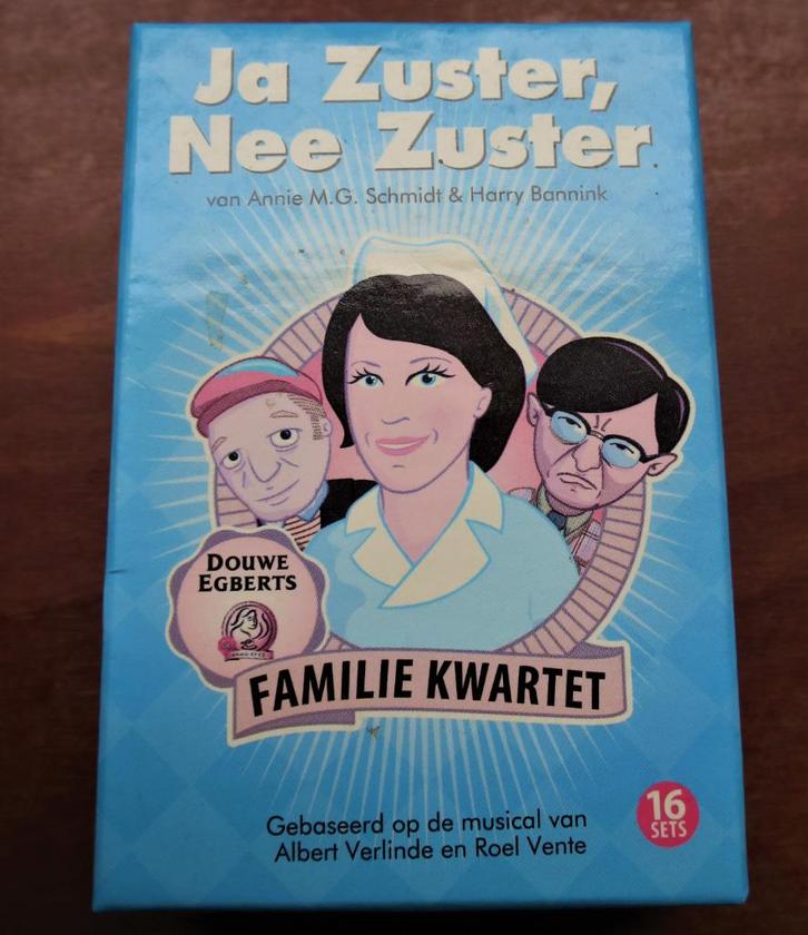 Leuk kwartet Ja zuster Nee zuster., Verzamelen, Speelkaarten, Jokers en Kwartetten, Nieuw, Kwartet(ten), Ophalen