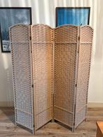 Bruin Rotan Kamerscherm 4 Panelen - 170x160cm, Ophalen, Nieuw