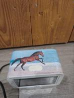 Leuke paardenwekker - werkt goed, beschadigd, Ophalen of Verzenden, Gebruikt, Digitaal, Wekker of Tafelklok