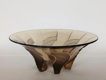 Schaal Walther & Söhne Juno Persglas Art Deco beschikbaar voor biedingen
