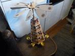 kerst oude houten piramide gaaf 50 cm, Diversen, Kerst, Ophalen of Verzenden, Zo goed als nieuw