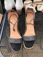 Sleehak open teen zwart ideal shoe 38, Kleding | Dames, Schoenen, Ideal shoe, Zwart, Ophalen of Verzenden, Zo goed als nieuw