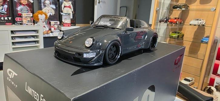 Porsche 911 (964) RWB Rauh-Welt 1:18 GT-Spirit, Hobby en Vrije tijd, Modelauto's | 1:18, Zo goed als nieuw, Auto, Overige merken
