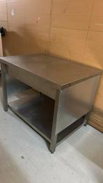 Te koop: kaassnijtafel werkbank van RVS, Doe-het-zelf en Verbouw, Ophalen, Gebruikt, 70 tot 120 cm