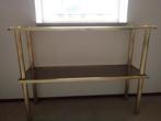 side table, Huis en Inrichting, Tafels | Sidetables, Ophalen, Gebruikt, 100 tot 150 cm, Glas