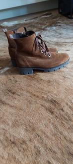 Bruine Suede Enkellaarsjes Maat 38, Onbekend, Ophalen, Zo goed als nieuw, Bruin