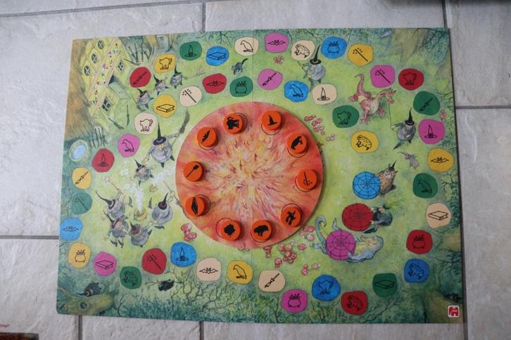 Bordspel de Heksenschool, Hobby en Vrije tijd, Gezelschapsspellen | Bordspellen, Gebruikt, Een of twee spelers, Drie of vier spelers