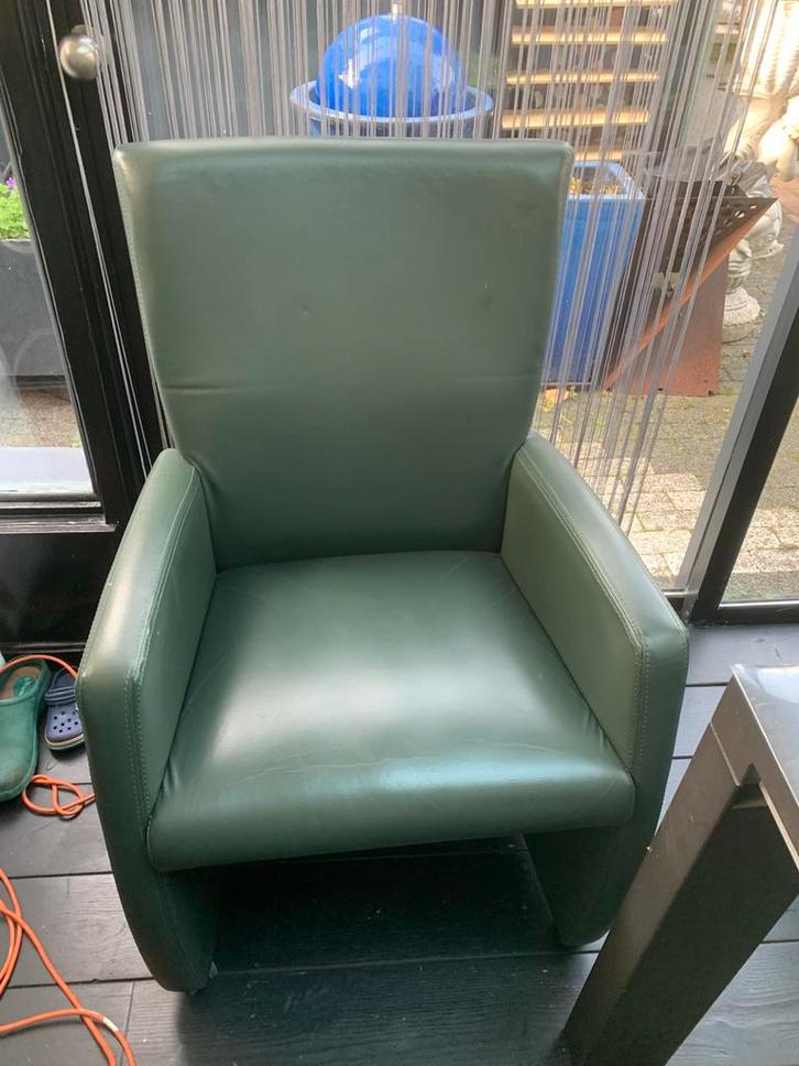 6 x bijna nieuwe echtleer eetkamerstolen, Huis en Inrichting, Fauteuils, Zo goed als nieuw, Leer, 50 tot 75 cm, Ophalen of Verzenden
