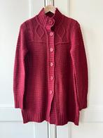 Vest met grote knopen donkerrood, maat 40, Ophalen of Verzenden, Zo goed als nieuw, Maat 38/40 (M), Rood