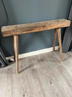 Oude Houten Bok - Brocante Stijl, Antiek en Kunst, Ophalen