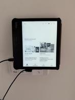 Kobo Libra H2O e-reader zwart incl. blauwe hoes 7 inch 8 gb, 8 GB, Kobo, Ophalen of Verzenden, Zo goed als nieuw