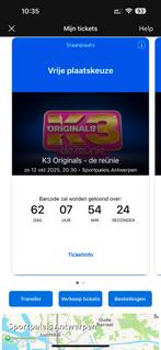 K3 Orginials kaartjes, Tickets en Kaartjes, Twee personen