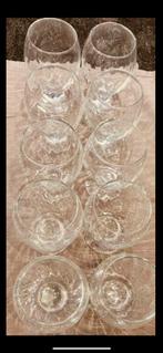 Bolle glaasjes / glazen op pootje / dessert 10 stuks, Glas of Glazen, Ophalen of Verzenden, Zo goed als nieuw