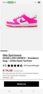Nike Sneakers roze maat 38,5, Ophalen of Verzenden, Nieuw