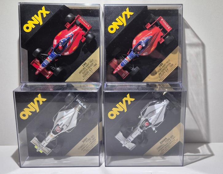 F1 Jos Verstappen Div Onyx modellen a € 17,50 per stuk 1/43, Hobby en Vrije tijd, Modelauto's | 1:43, Zo goed als nieuw, Auto