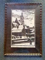 Originele houtsnede Victor van Schoonhoven van Beurden, Ophalen