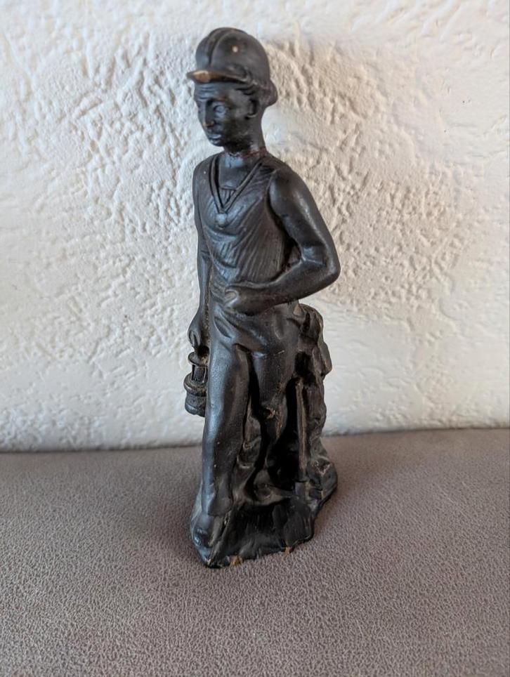 Mijnwerkersbeeldje, Antiek en Kunst, Kunst | Beelden en Houtsnijwerken, Ophalen of Verzenden