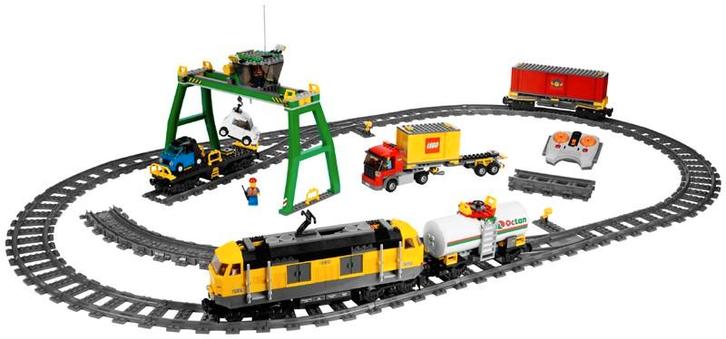Lego City - Cargo Train (7939), Kinderen en Baby's, Speelgoed | Duplo en Lego, Zo goed als nieuw, Lego, Complete set, Ophalen of Verzenden