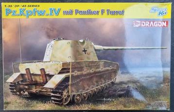 Dragon 1:35 #6824 WWII German Pz.Kpfw.IV m. Panther F Turret beschikbaar voor biedingen