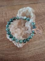 Natuurkralen armband met Groene Spot Jaspis, Overige materialen, Met edelsteen, Nieuw, Ophalen of Verzenden