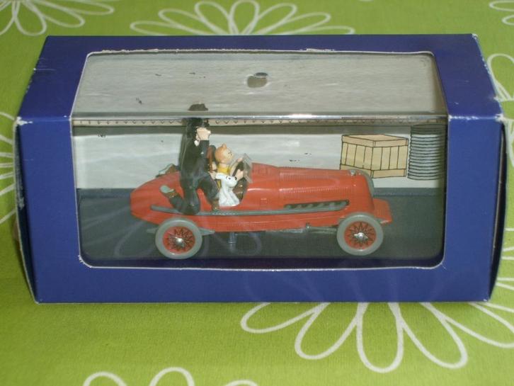 Kuifje - De Sigaren van de farao - De rode racewagen, Verzamelen, Stripfiguren, Gebruikt, Beeldje of Figuurtje, Kuifje, Ophalen of Verzenden