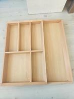 Twee houten besteklades /bestekbakken (Ikea Rationell), Huis en Inrichting, Keuken | Bestek, Ophalen, Zo goed als nieuw, Hout