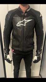 Motorjas Alpinestars leer, Motoren, Kleding | Motorkleding, Tweedehands, Jas | leer