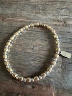 PScallme armband goud/ zilver, Sieraden, Tassen en Uiterlijk, Armbanden, Ophalen of Verzenden, Zo goed als nieuw, Goud, Elastiek