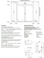 Nieuw aluminium Reynaers SlimLine 38 kozijn - tuindeuren, Doe-het-zelf en Verbouw, Deurkozijn, 225 cm of meer, Ophalen of Verzenden