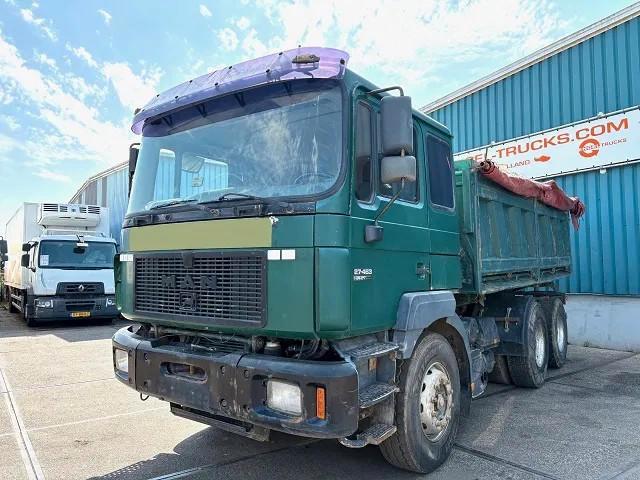 MAN 26.463 DF 6x4 MEILLER KIPPER (ZF16 MANUAL GEARBOX / ZF-I, Auto's, Vrachtwagens, Te koop, ABS, Elektrische buitenspiegels, Radio