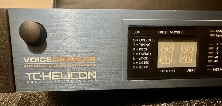 Tc helicon voice doubler, Muziek en Instrumenten, Effecten, Zo goed als nieuw, Chorus, Ophalen of Verzenden