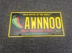 Kentekenplaat New Mexico USA Nummerplaat nummerbord License, Ophalen of Verzenden, Gebruikt, Auto's