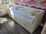 Zitbank, bedbank, IKEA Hemnes, Huis en Inrichting, Slaapkamer | Bedden, Ophalen, Wit, Tweepersoons, 80 cm