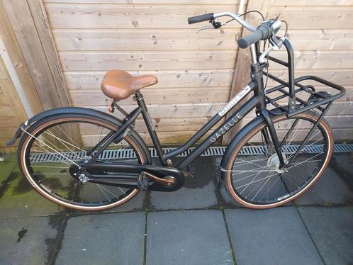 Gazelle heavy duty d54 3versn. mat zwart., Fietsen en Brommers, Fietsen | Heren | Herenfietsen, Gebruikt, Gazelle, 53 tot 57 cm
