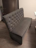 2 grijze eetkamerbankjes met wieltjes - Opknapper (97x130), Ophalen