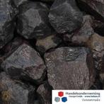 Basalt breuksteen donker antraciet zwarte rotsen schanskorf, Overige materialen, Verzenden, Nieuw, Antraciet