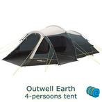 Nieuw Outwell Earth 4 persoons tent, Caravans en Kamperen, Tenten, Nieuw