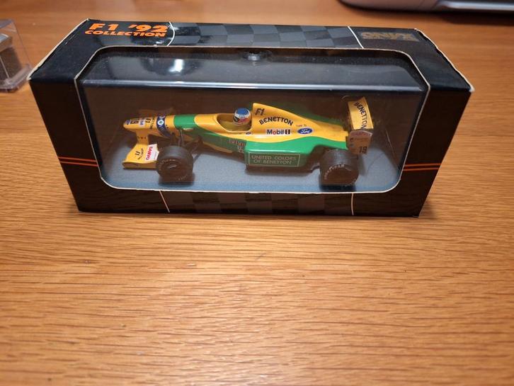 Onyx Benetton B192 M. Schumacher F1 '92 1:43, Hobby en Vrije tijd, Modelauto's | 1:43, Zo goed als nieuw, Auto, Ophalen of Verzenden