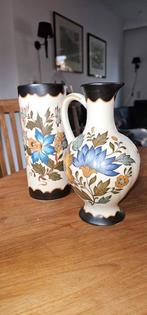 Prachtige set vazen Flora Gouda plateel, Antiek en Kunst, Ophalen