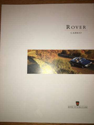 Rover Cabrio / Rover 200 Cabriolet brochure/folder 1996 beschikbaar voor biedingen