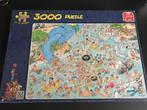 Jan van Haasteren Tropisch zwemparadijs 3000st Jumbo, Ophalen of Verzenden, Meer dan 1500 stukjes, Zo goed als nieuw, Legpuzzel